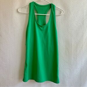 Athleta Green Racerback Tank Top Size: Medium